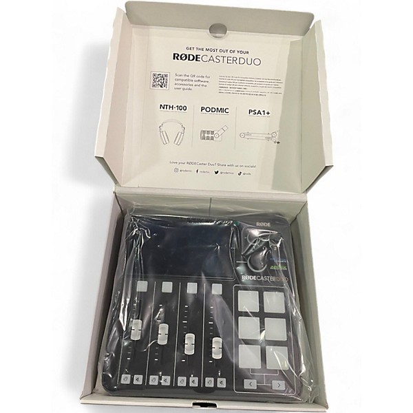 Used RODE RODECASTER DUO Audio Interface
