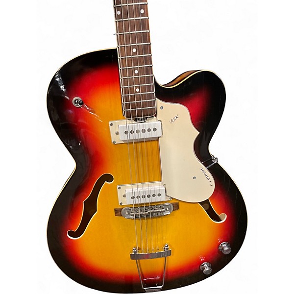 Used Vox Typhoon 3 Color Sunburst Hollow Body Electric Guitar
