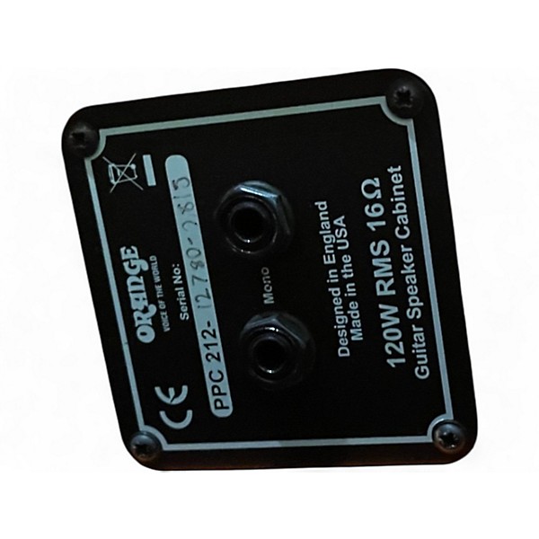 Used Orange Amplifiers PPC212C 2x12 Guitar Cabinet