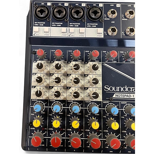 Used Soundcraft Notepad-12FX Line Mixer