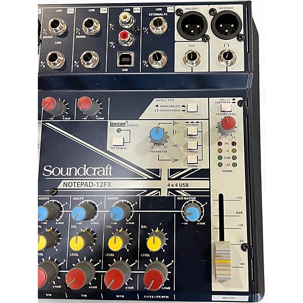 Used Soundcraft Notepad-12FX Line Mixer