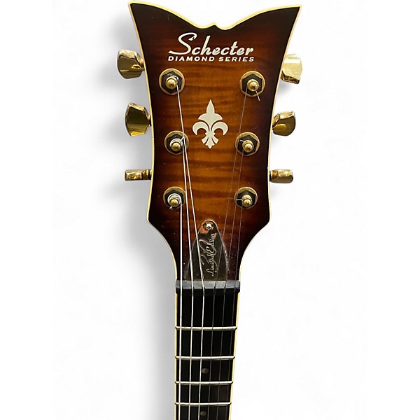 Used Schecter Guitar Research 30th Anniversary Tempest Sunburst Solid Body Electric Guitar