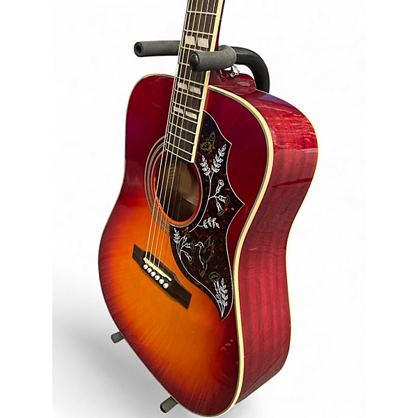 Used Epiphone Hummingbird Cherry Sunburst Acoustic Guitar