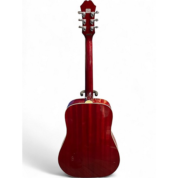 Used Epiphone Hummingbird Cherry Sunburst Acoustic Guitar