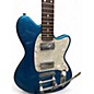 Vintage 1996 Ibanez TC825 blue sparkle Solid Body Electric Guitar