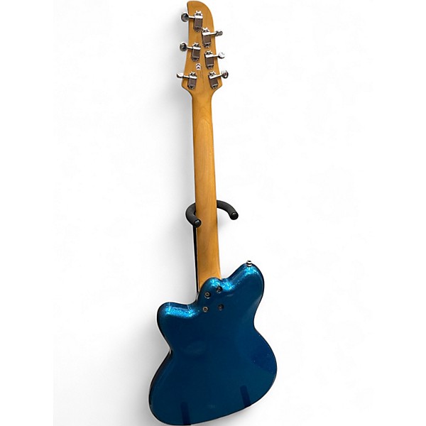 Vintage 1996 Ibanez TC825 blue sparkle Solid Body Electric Guitar