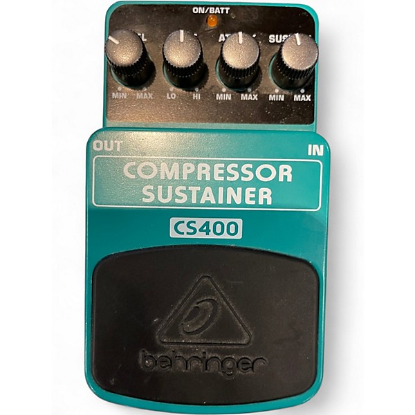 Used Behringer CS400 Compressor Sustainer Effect Pedal