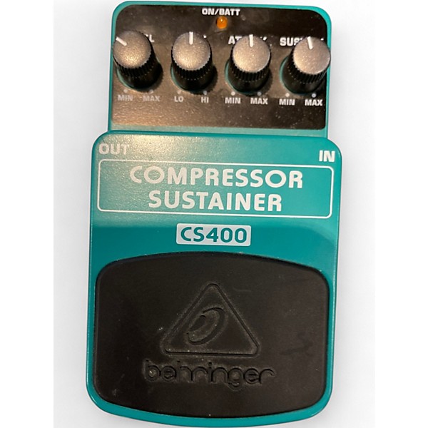 Used Behringer CS400 Compressor Sustainer Effect Pedal