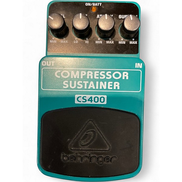Used Behringer CS400 Compressor Sustainer Effect Pedal