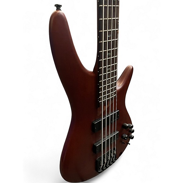 Used Ibanez SR505 5 String Natural Electric Bass Guitar