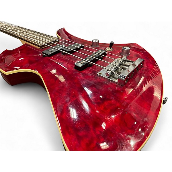 Used B.C. Rich Masterpiece Mockingbird dragons blood Electric Bass Guitar