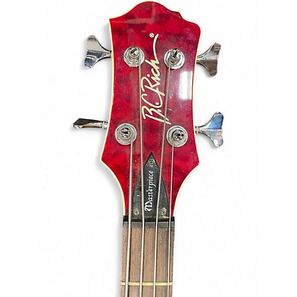 Used B.C. Rich Masterpiece Mockingbird dragons blood Electric Bass Guitar