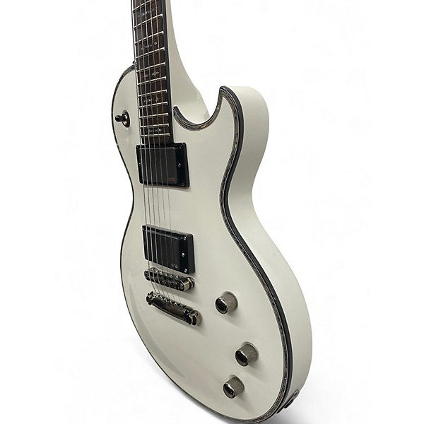 Used Schecter Guitar Research Hellraiser Solo-II Gloss White Solid Body Electric Guitar