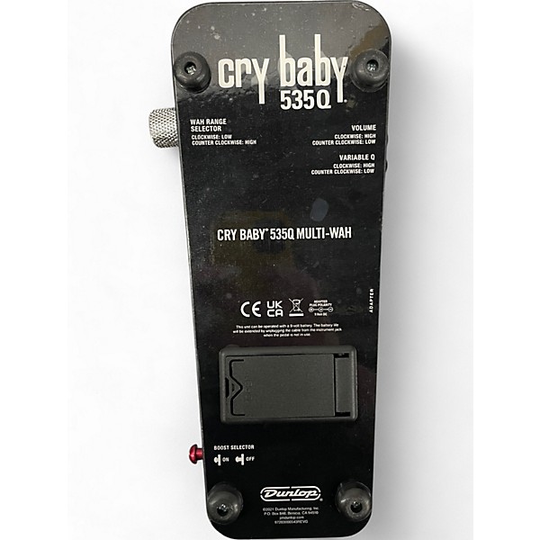 Used Dunlop 535Q Cry Baby Multi-Wah Effect Pedal