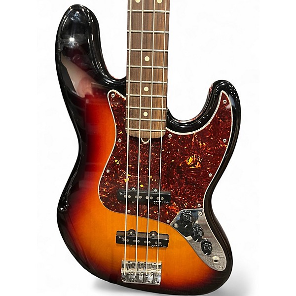 Used Fender American Professional Jazz Bass Sunburst Electric Bass Guitar
