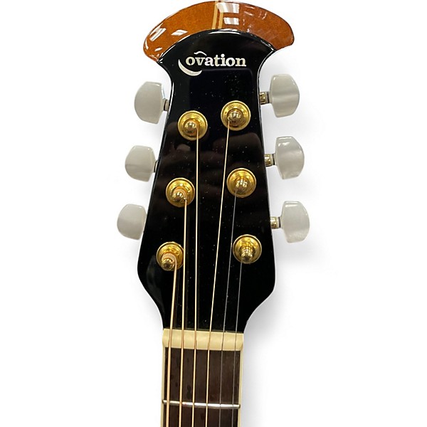 Used Ovation Custom Elite C2078AX 2 Color Sunburst Acoustic Electric Guitar