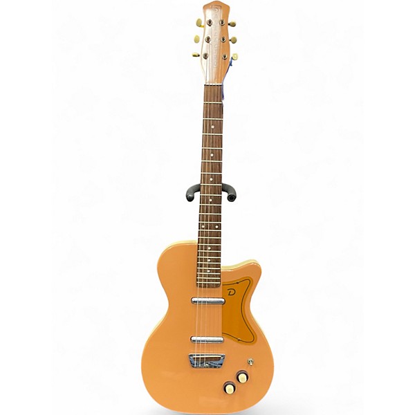 Used Danelectro U2 Reissue Orange Solid Body Electric Guitar