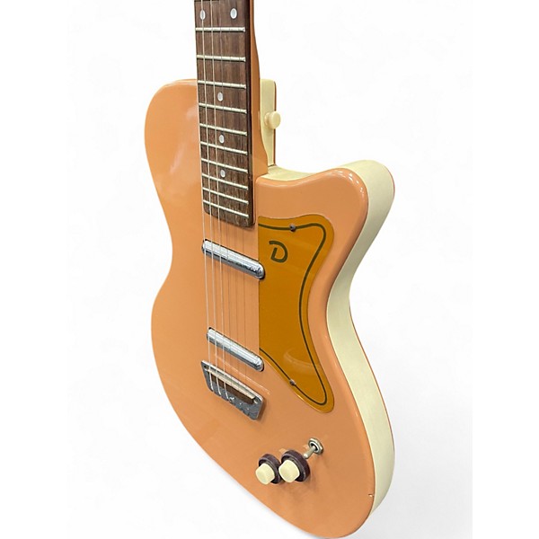 Used Danelectro U2 Reissue Orange Solid Body Electric Guitar