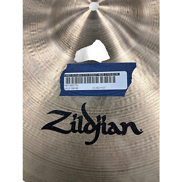 Used Zildjian 21in Sweet ride 21/53 Cymbal