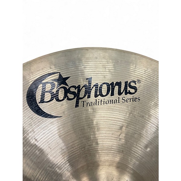 Used Bosphorus Cymbals 21in Traditional Thin Ride Cymbal