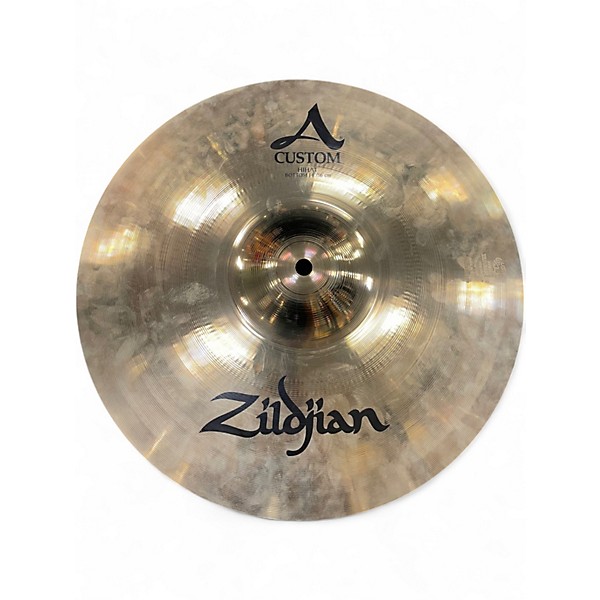 Used Zildjian 14in A Custom Hi Hat Pair Cymbal