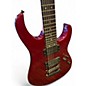Used Washburn WG 587 Chrome Red Metallic Solid Body Electric Guitar