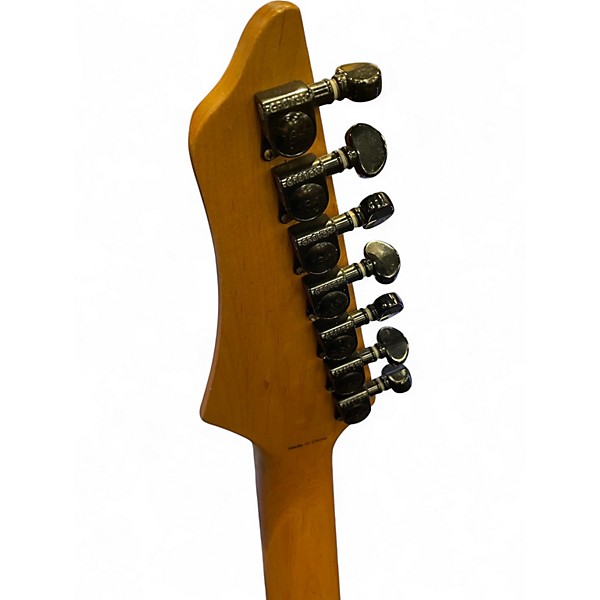 Used Washburn WG 587 Chrome Red Metallic Solid Body Electric Guitar