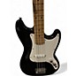 Used Squier Bronco Black Electric Bass Guitar