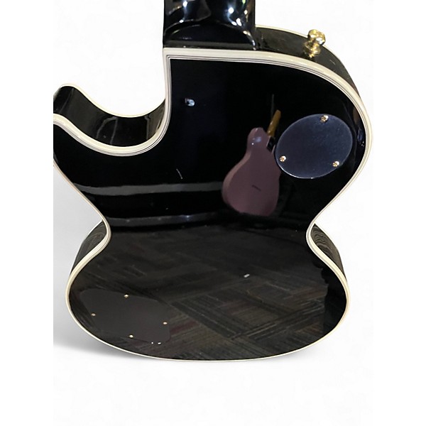 Used Epiphone LES PAUL CUSTOM P90 Black Solid Body Electric Guitar