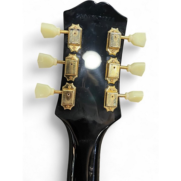 Used Epiphone LES PAUL CUSTOM P90 Black Solid Body Electric Guitar