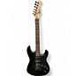 Used Squier Standard Stratocaster Metallic Black Solid Body Electric Guitar thumbnail