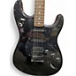 Used Squier Standard Stratocaster Metallic Black Solid Body Electric Guitar