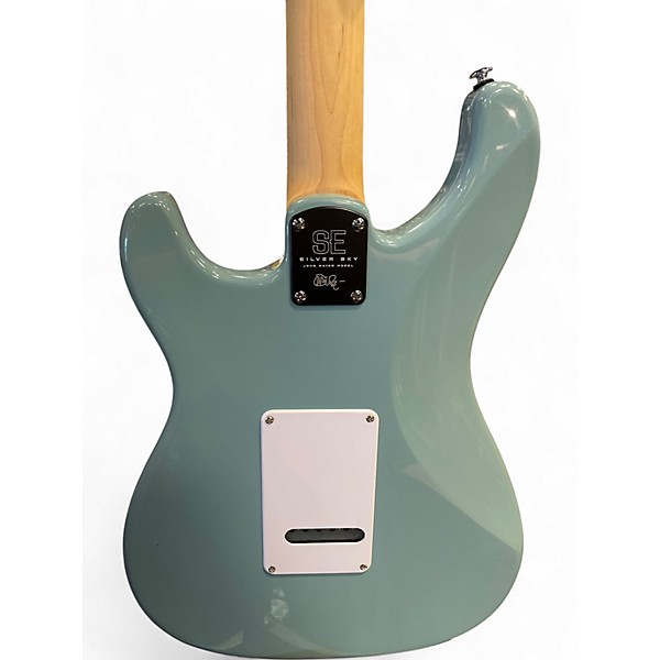 Used PRS SE Silver Sky STONE BLUE Solid Body Electric Guitar