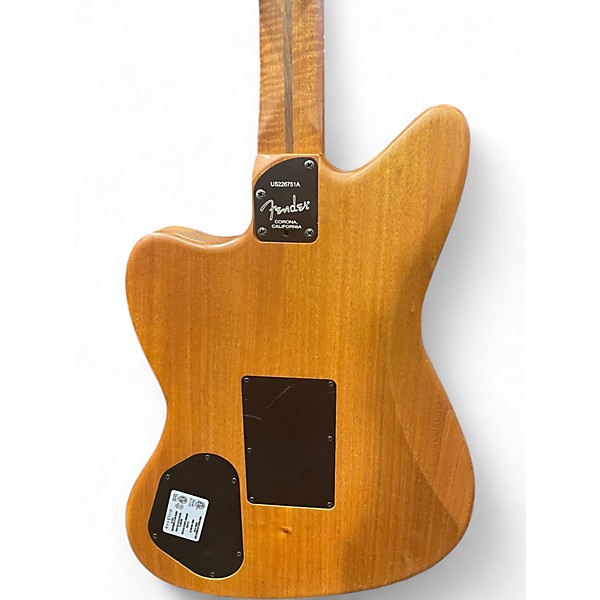 Used Fender acoustasonic jazzmaster black paisley Acoustic Electric Guitar