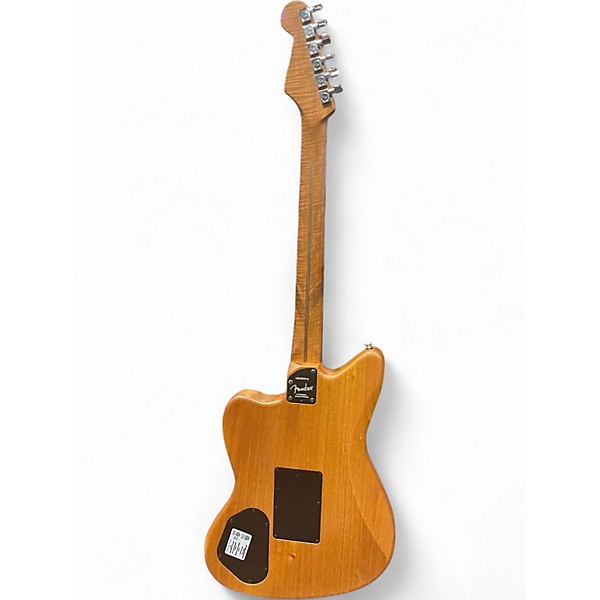 Used Fender acoustasonic jazzmaster black paisley Acoustic Electric Guitar