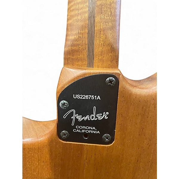 Used Fender acoustasonic jazzmaster black paisley Acoustic Electric Guitar