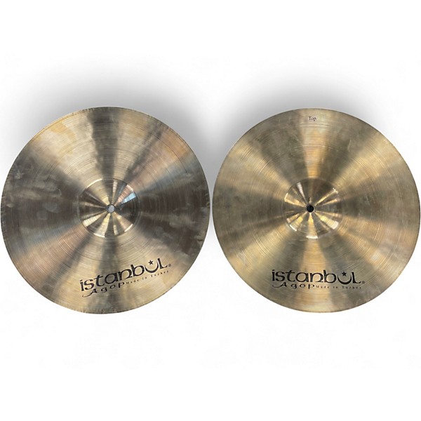 Used Istanbul Agop 14in Xist Hi Hat Pair Cymbal