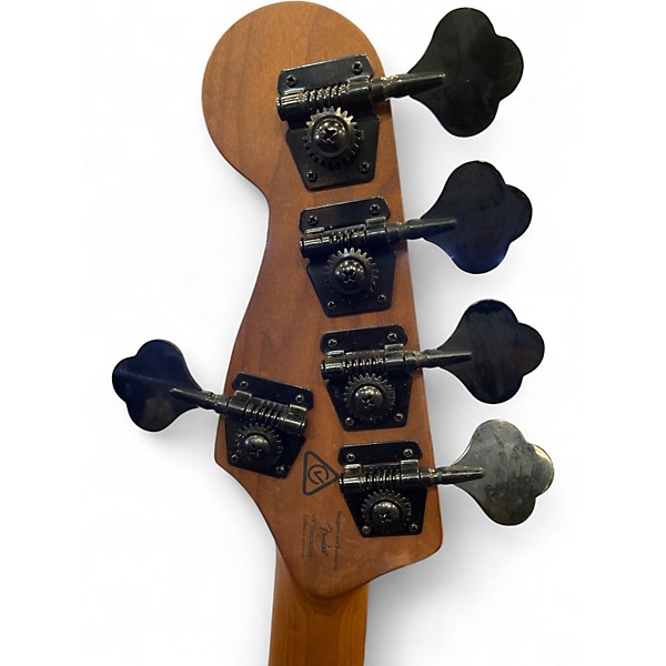 Used Squier Squier Contemporary Active Jazz Bass V HH gun metal matalic Electric Bass Guitar