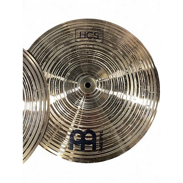 Used MEINL 13in HCS Hi Hat Pair Cymbal