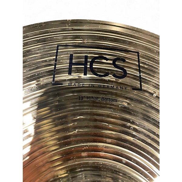 Used MEINL 13in HCS Hi Hat Pair Cymbal
