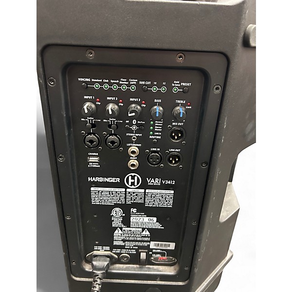 Used Harbinger VARI V3412 Powered Speaker