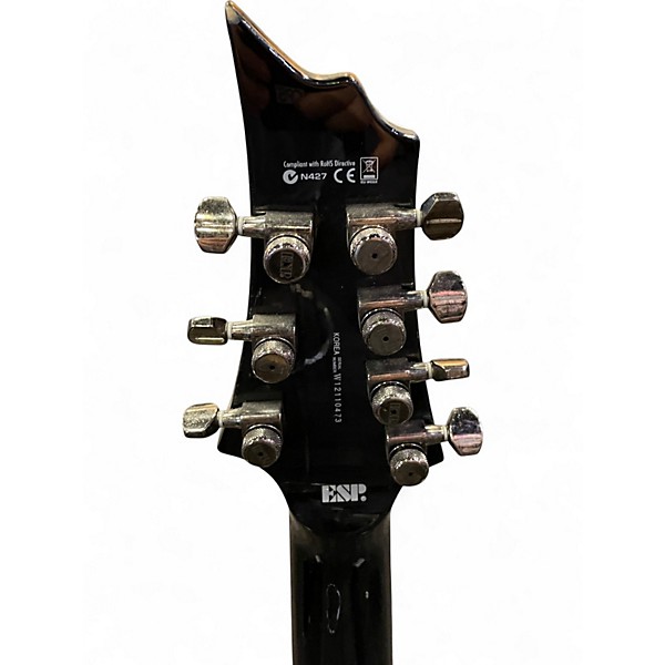 Used ESP LTD H1007 7 String Trans black Solid Body Electric Guitar