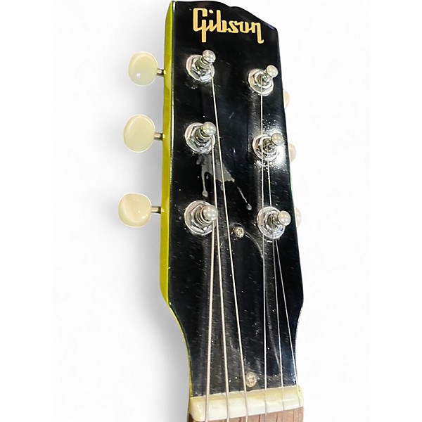 Used 2011 Gibson Les Paul Melody Maker Yellow Solid Body Electric Guitar