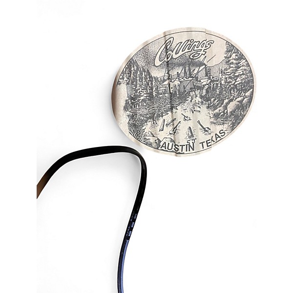 Used Collings SJ Broken Glass natural Acoustic Electric Guitar