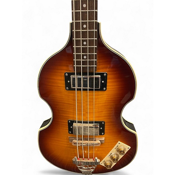 Used Epiphone Viola Sunburst Electric Bass Guitar