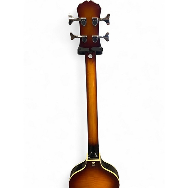 Used Epiphone Viola Sunburst Electric Bass Guitar