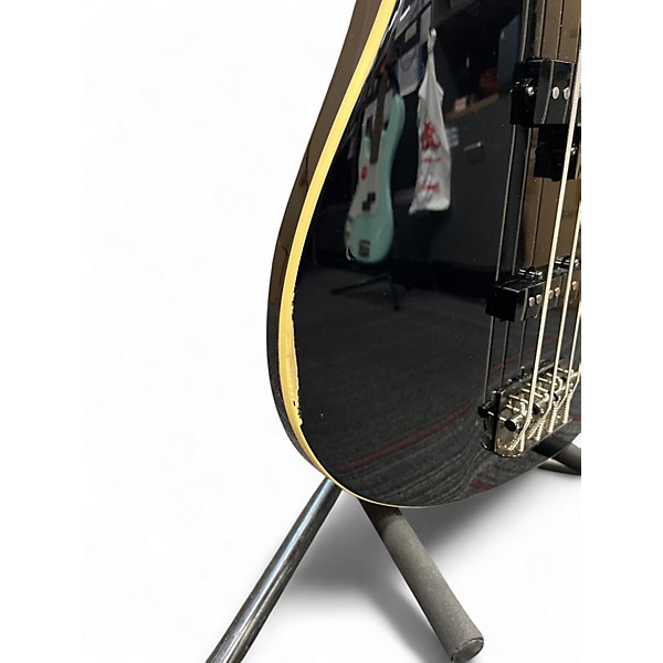 Used Fender Aerodyne 4-String Jazz Bass Black Electric Bass Guitar