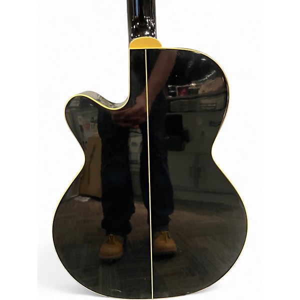 Used Takamine eg14 Black Acoustic Electric Guitar