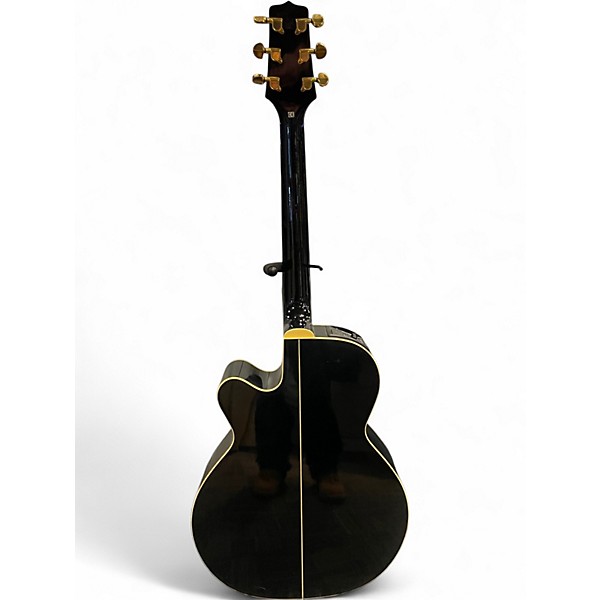 Used Takamine eg14 Black Acoustic Electric Guitar