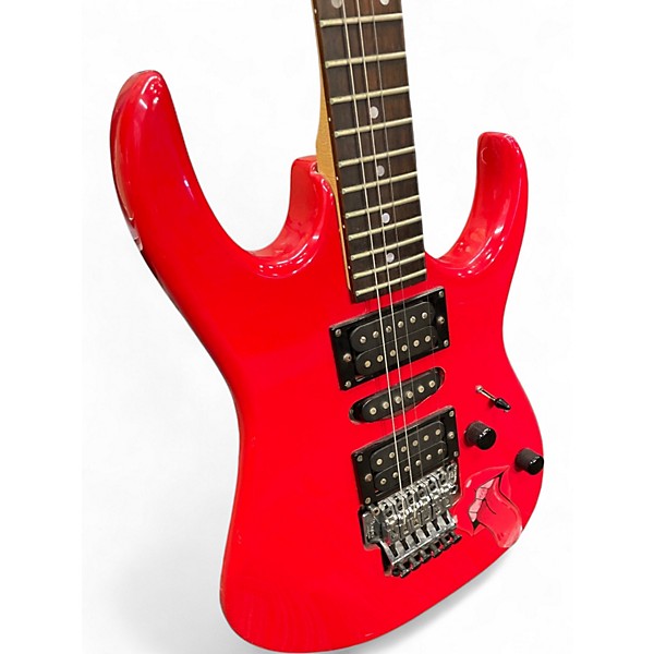 Used Ibanez EX270 Candy Apple Red Solid Body Electric Guitar